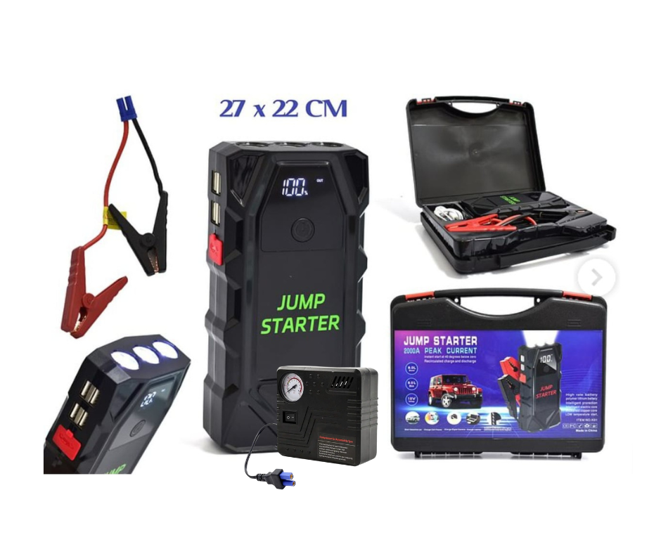 JUM STARTER ENCENDEDOR DE BATERIA DE VEHÍCULOS