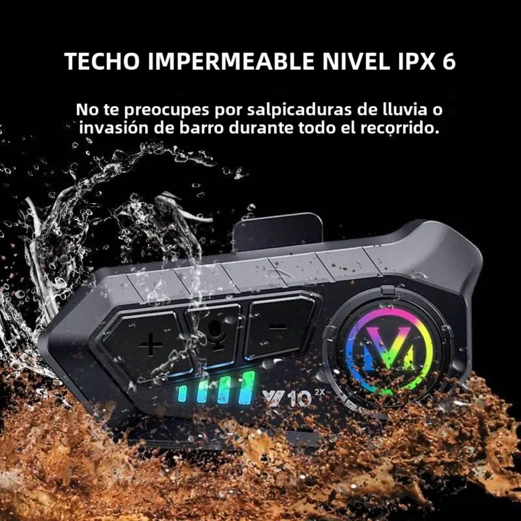INTERCOMUNICADORES Y10 2X PARA CASCO