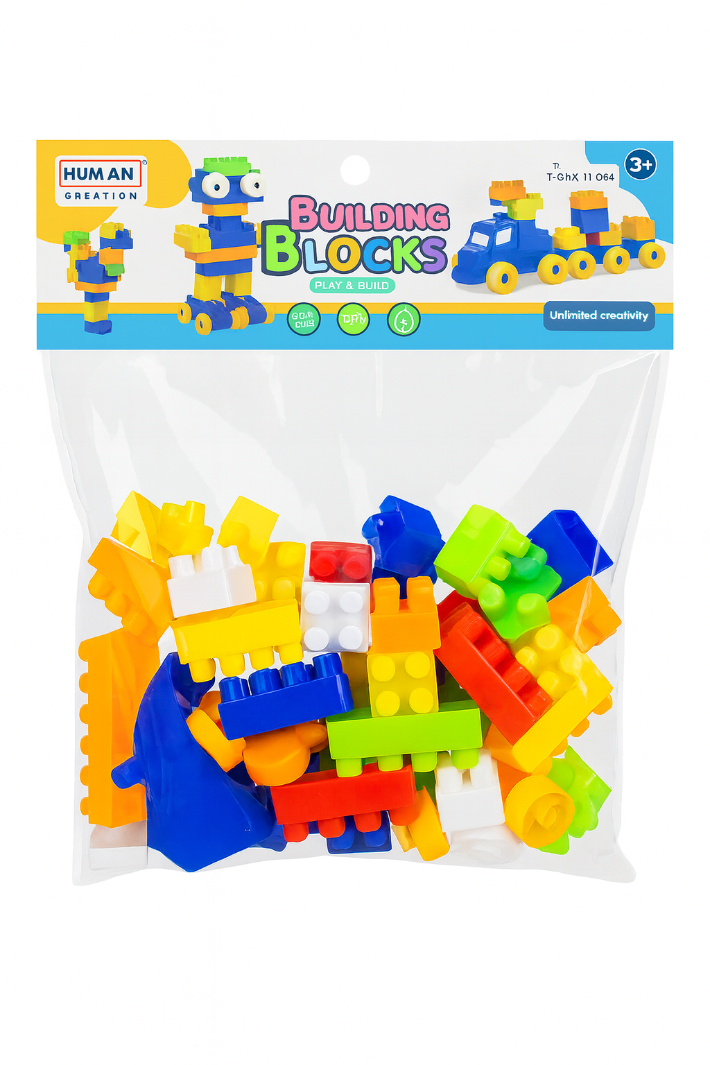 JUEGO DE BLOCKS DE JUGUETE 80 PIEZAS