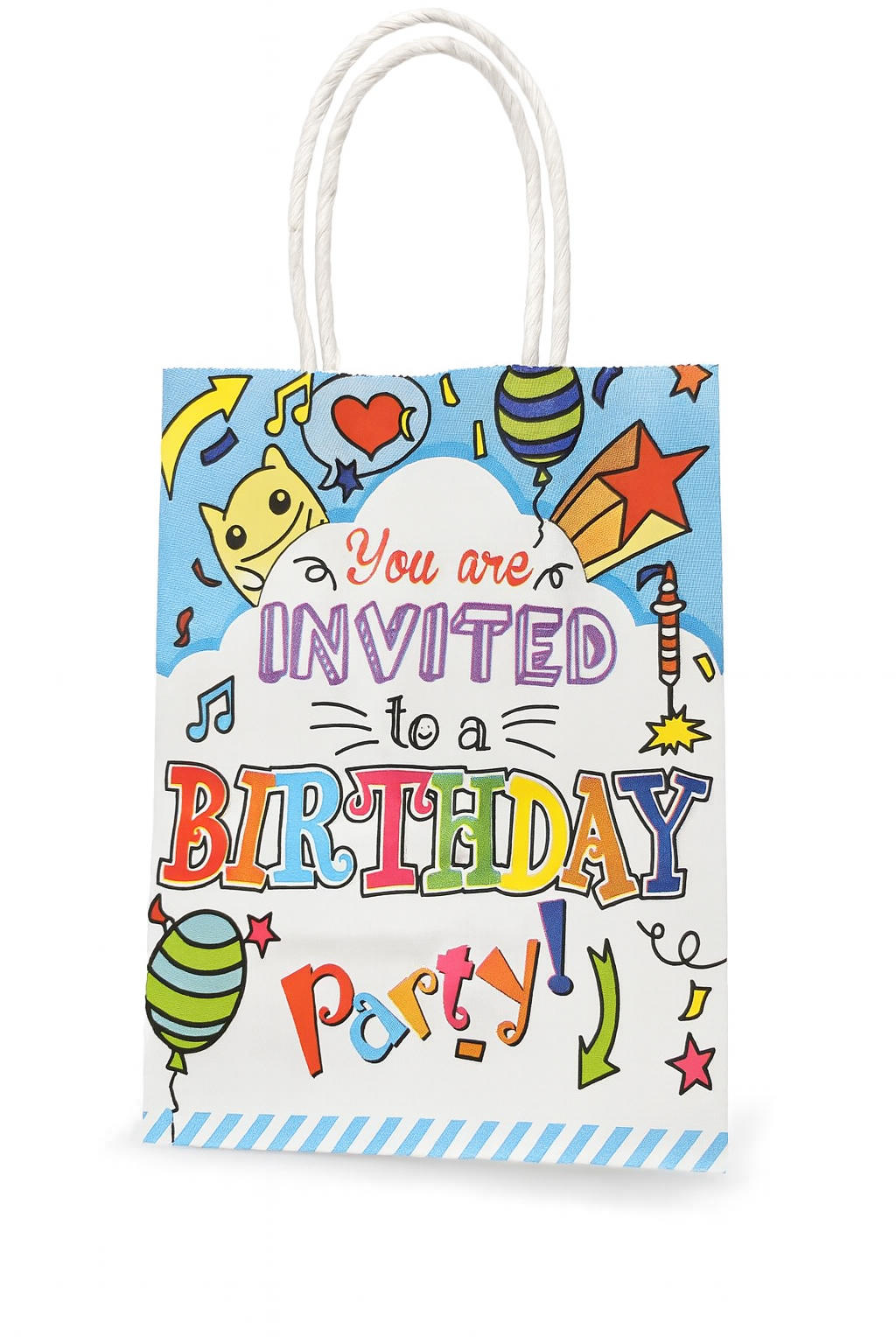 BOLSA DE REGALO FELIZ CUMPLEAÑOS EXTRA PEQUEÑA